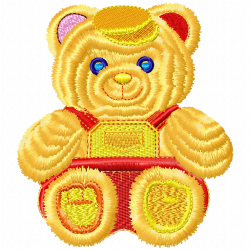 Teddy Embroidery Design 5